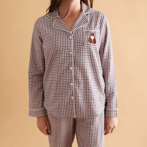 NWT Posh Peanut x American Girl Samantha Parkington Womens Flannelette Pajama M
